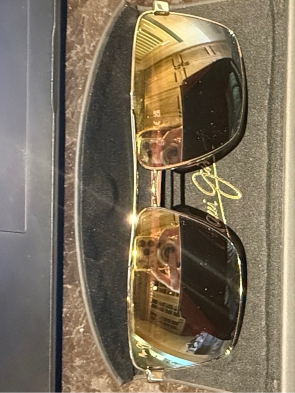 Maui Jim polarized sunglasses featuring Maui Sunrise gradient mirror-titanium